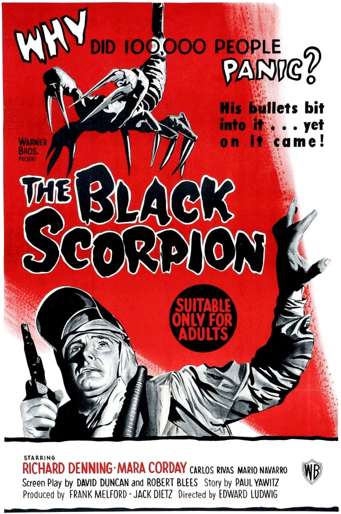 The Black Scorpion Movie Masterprint Poster - Vintage 1957 Film Art