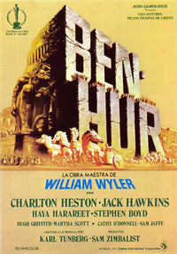 Ben-Hur 1959 Movie Masterprint Poster in Spanish Art style, 11x17 inches.