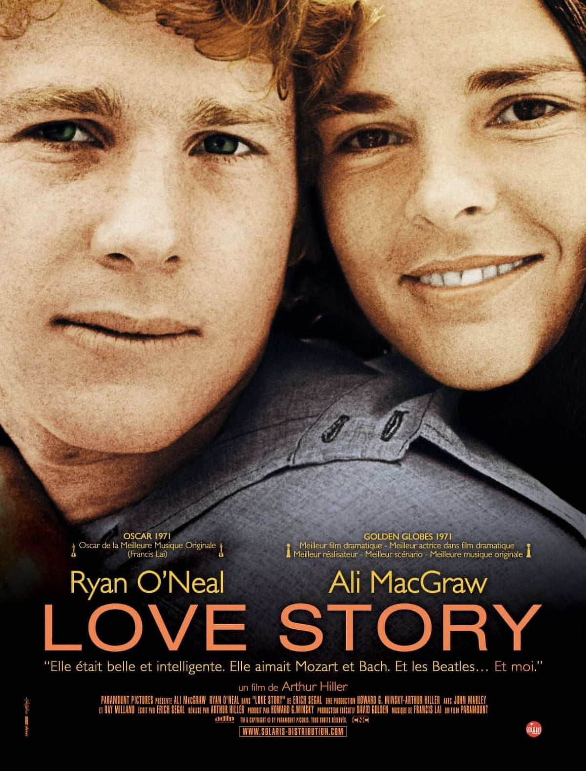 Love Story Movie Poster Print featuring Ryan O'Neal and Ali MacGraw
