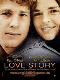 Love Story Movie Poster Print featuring Ryan O'Neal and Ali MacGraw