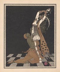 Vaslav Nijinsky and Ida Rubinstein in Schéhérazade art print by George Barbier
