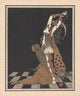 Vaslav Nijinsky and Ida Rubinstein in Schéhérazade art print by George Barbier