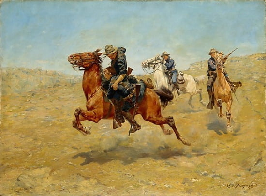 My Bunkie Poster Print by Charles Schreyvogel - 8x10