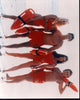 Baywatch lifeguards photo print featuring Pamela Anderson, Yasmine Bleeth, Jaason Simmons, and David Charvet.