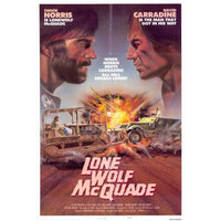 Lone Wolf McQuade Movie Poster Print 27x40 featuring Chuck Norris.