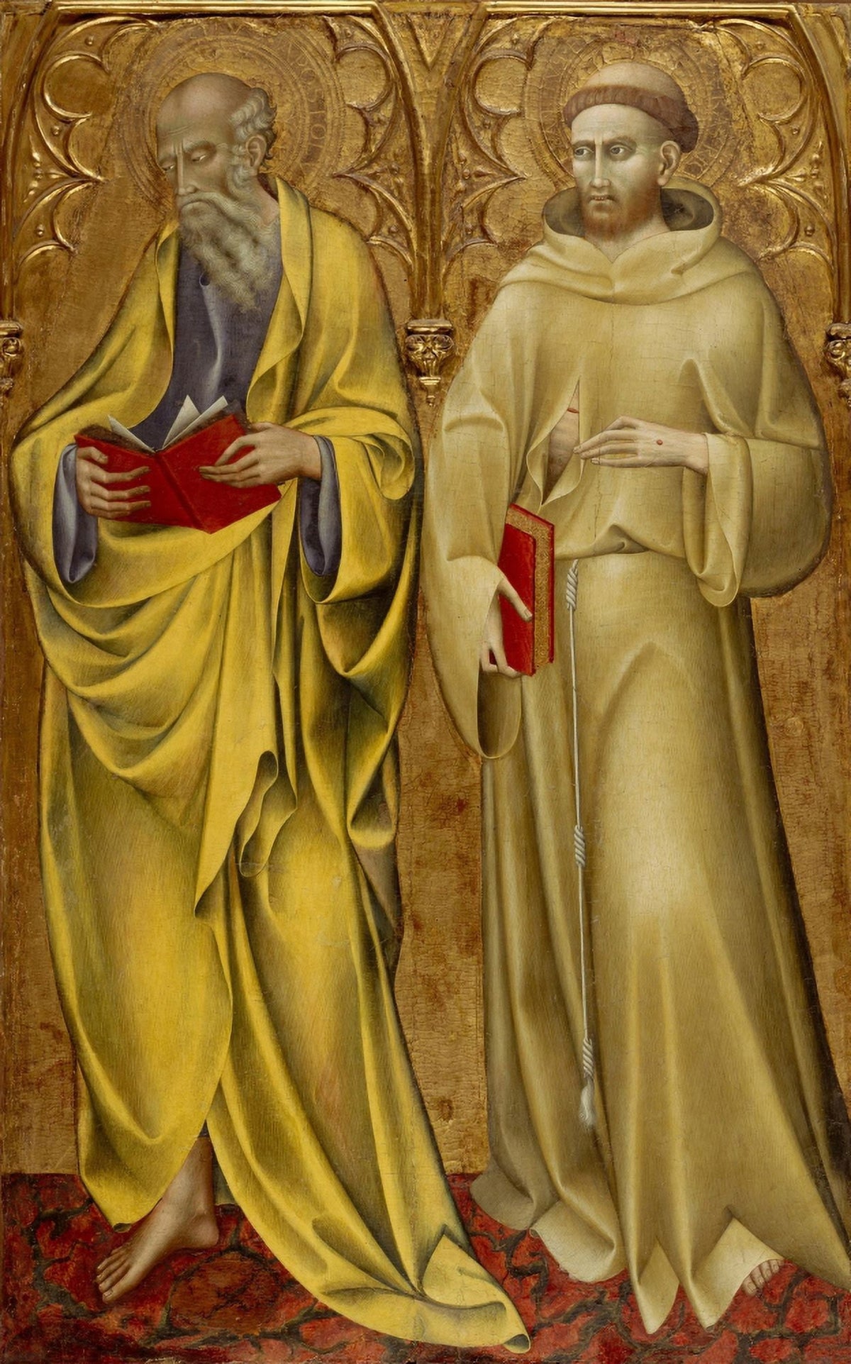 Saints Matthew and Francis Fine Art Print on premium paper.