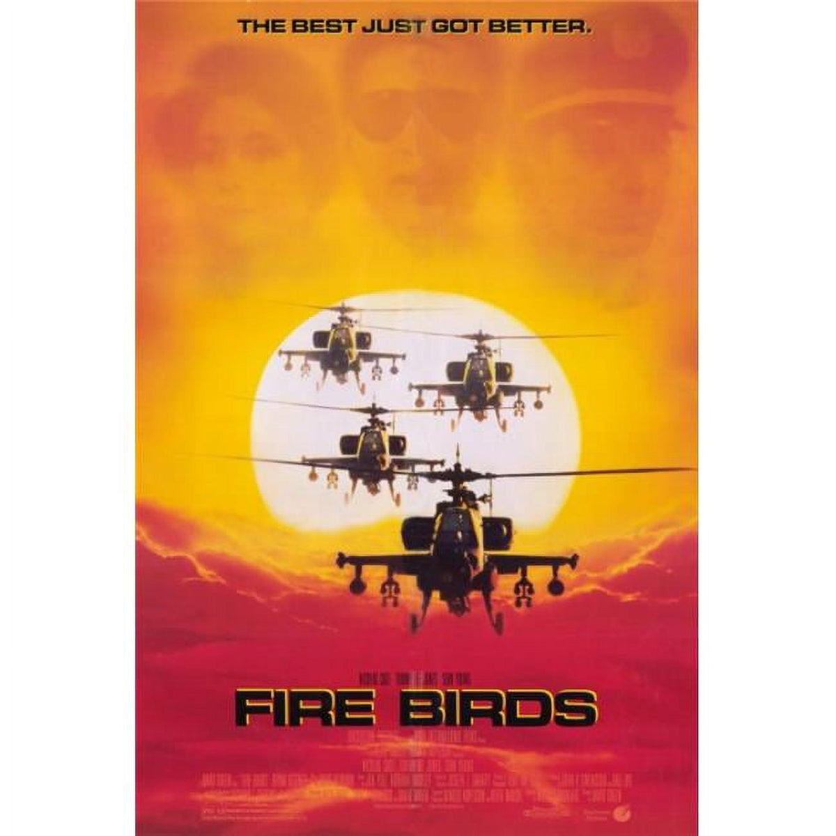 Fire Birds Movie Poster Print in 27x40 size, perfect for movie enthusiasts.