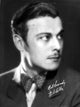 Signed portrait photo print of Nils Asther, classic cinema artwork.