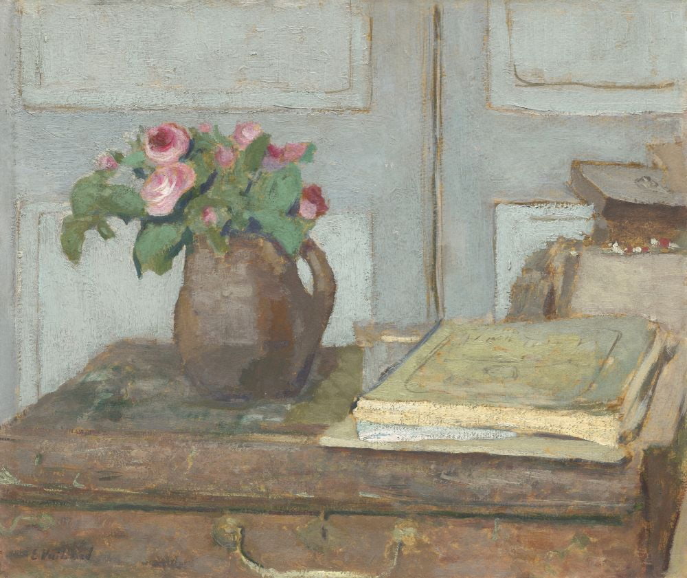 Vuillard 1898 French Oil On Cardboard Poster Print