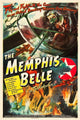 Memphis Belle WWII Movie Poster featuring B-17 Fighter Plane