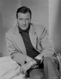 John Wayne portrait photo print in sportscoat - classic Hollywood decor