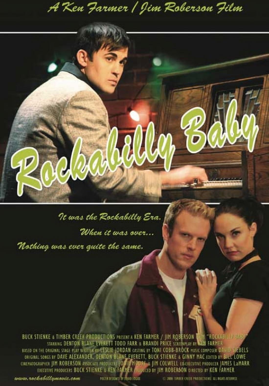 Rockabilly Baby Movie Poster 11x17 print showcasing retro design.