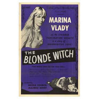 Blonde Witch Movie Poster 11x17 vintage style print.