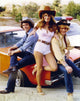 Dukes Of Hazzard group photo print with cowboy hats