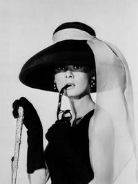 Audrey Hepburn Breakfast at Tiffany's iconic photo print