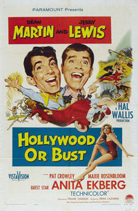 Hollywood or Bust Movie Poster Print - 27x40, classic cinema art