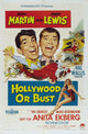 Hollywood or Bust Movie Poster Print - 27x40, classic cinema art