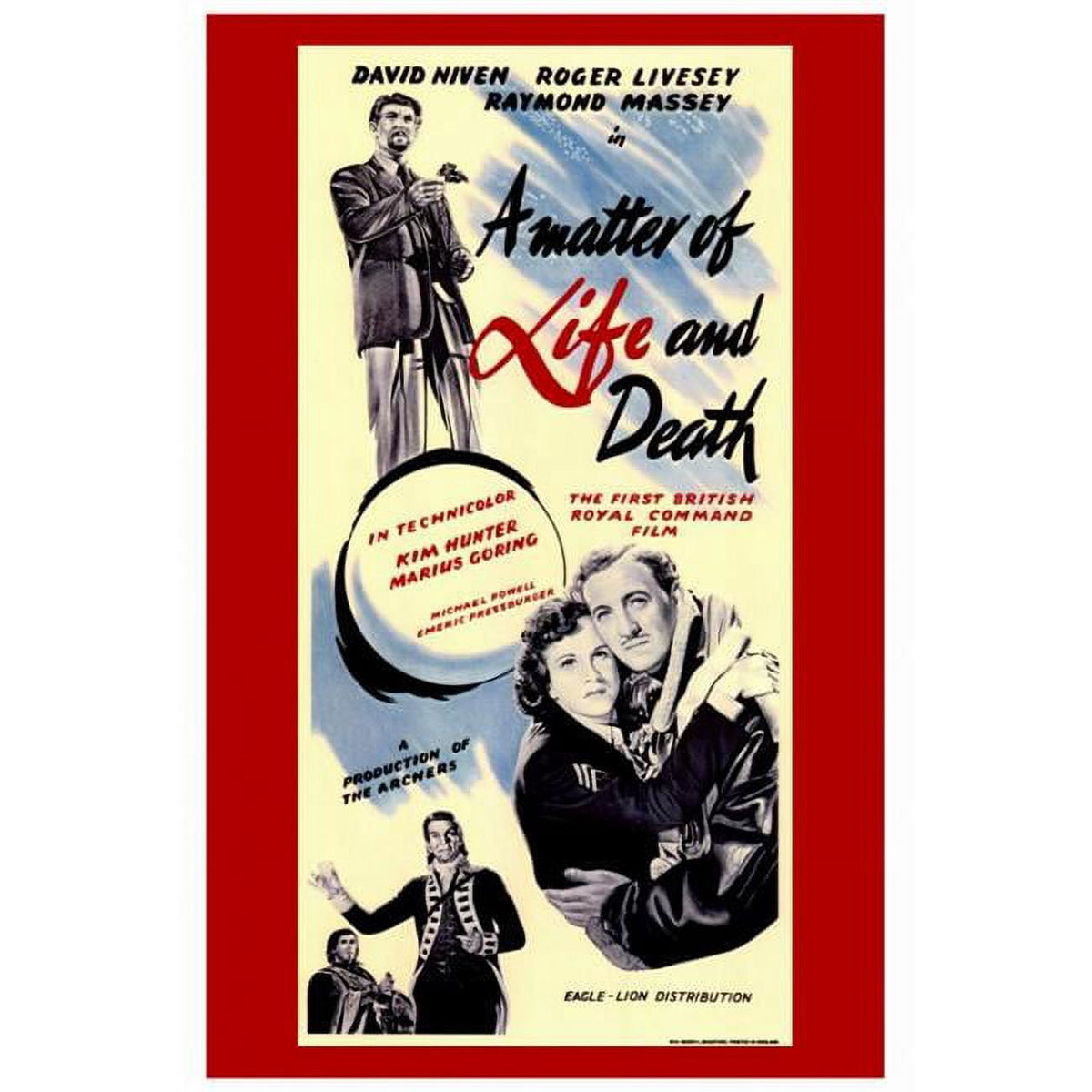 A Matter of Life and Death Movie Poster Print 27x40