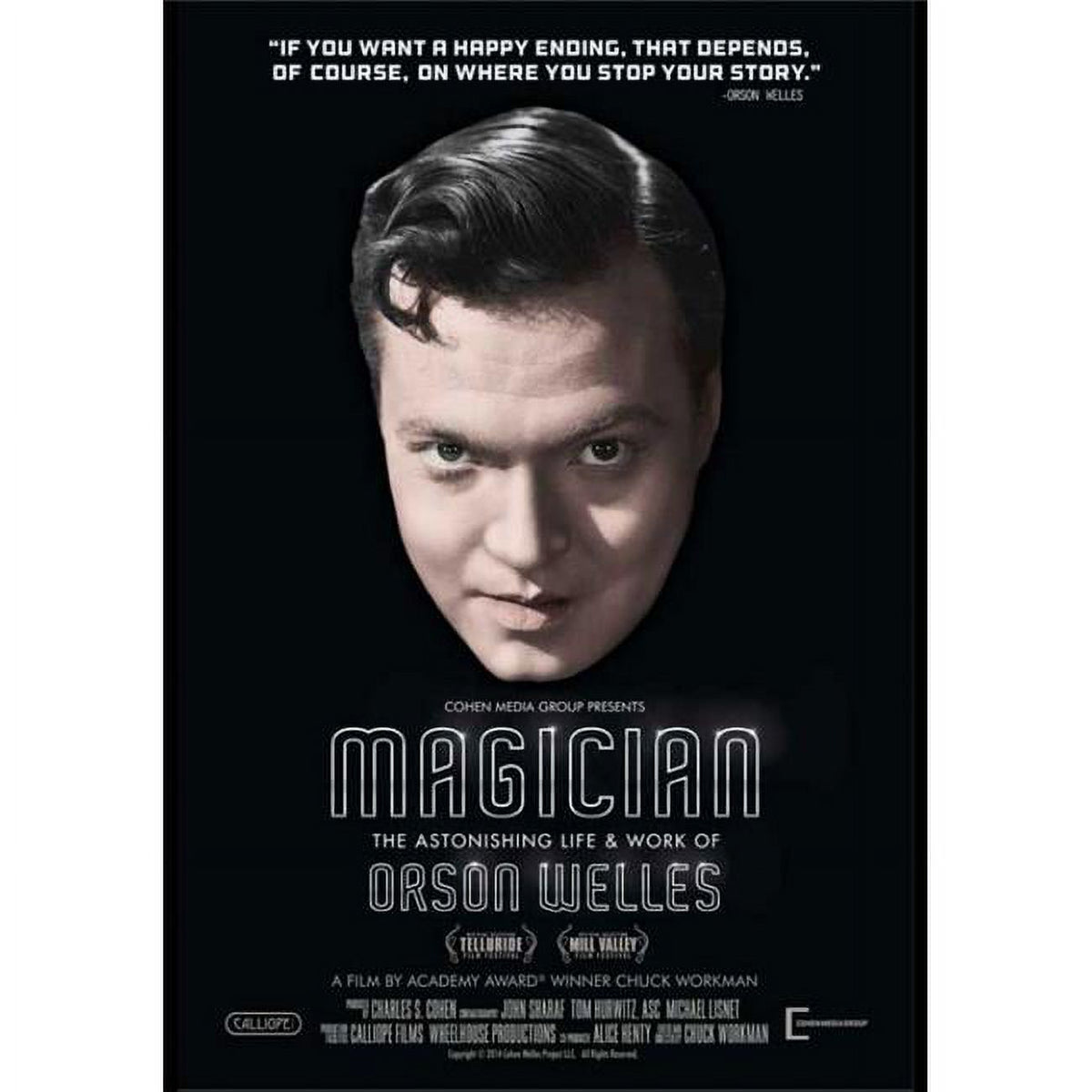 Magician: The Astonishing Life and Work of Orson Welles Movie Poster Print 27x40