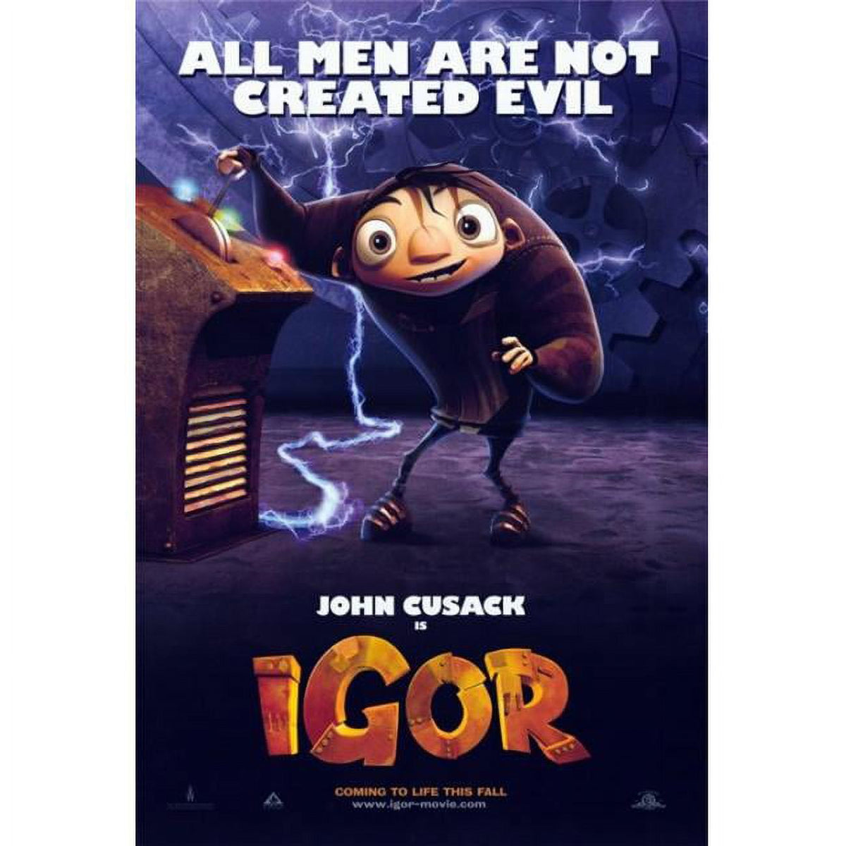Igor Movie Poster 11x17 print featuring whimsical animated art.