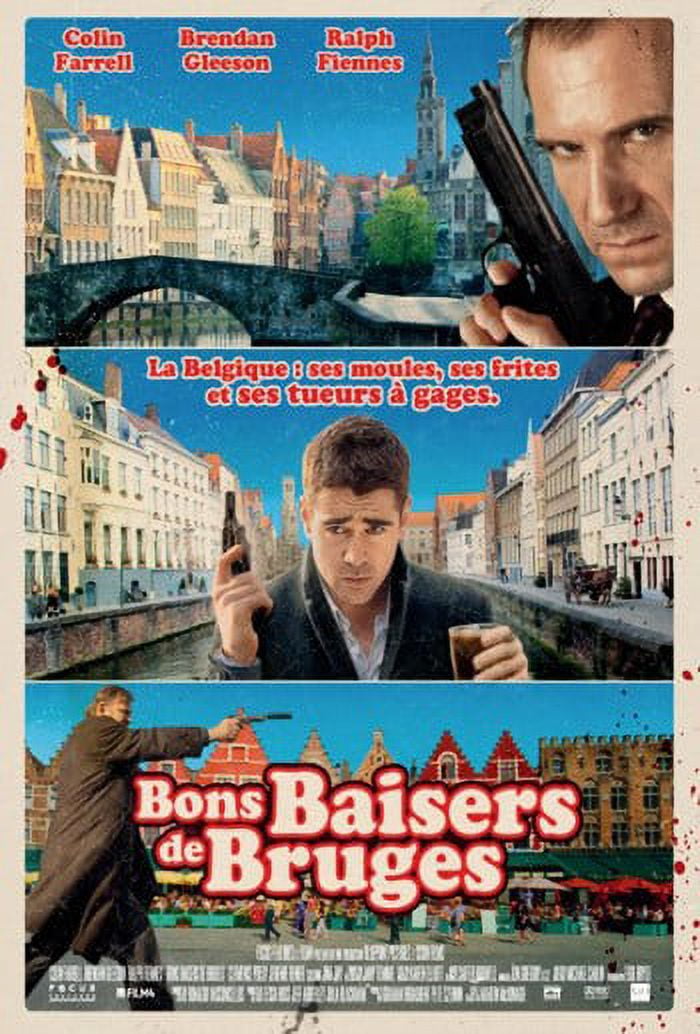 In Bruges Movie Poster 11x17 print featuring iconic imagery from the film.