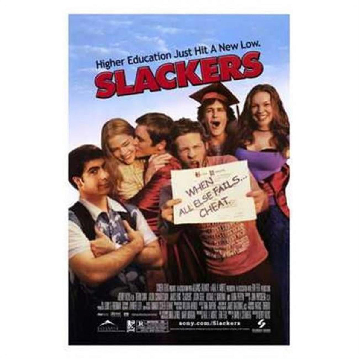 Slackers Movie Poster in 11x17 size, perfect for movie lovers.