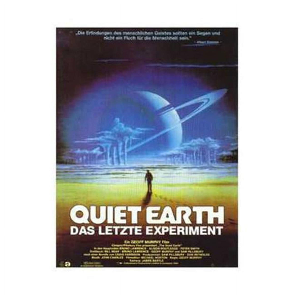 Quiet Earth Movie Poster in 11 x 17 inches size, perfect for film lovers.