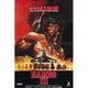 Rambo 3 Movie Poster featuring John Rambo in action pose, 11x17 inch size.
