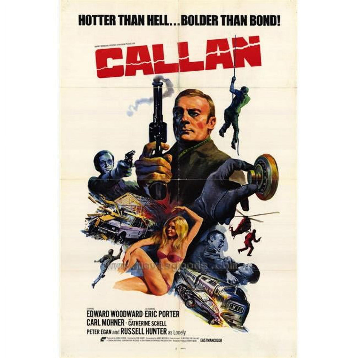 Callan Movie Poster Print - 27x40 inch film art