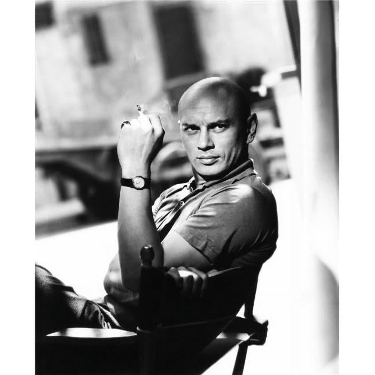 Yul Brynner 1956 iconic photo print.