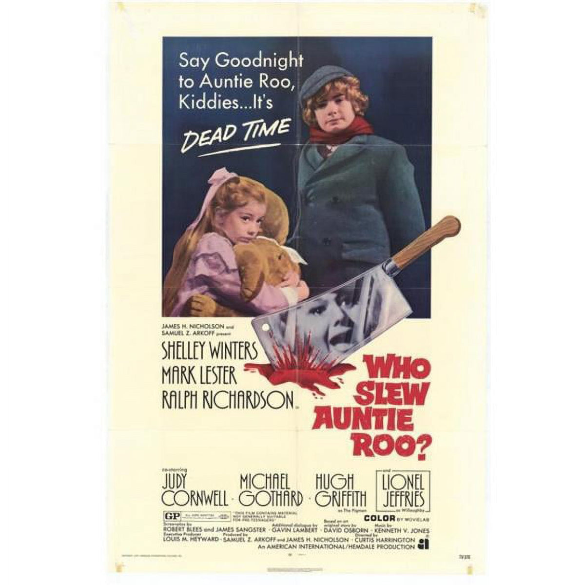 Who Slew Auntie Roo? movie poster print 27x40