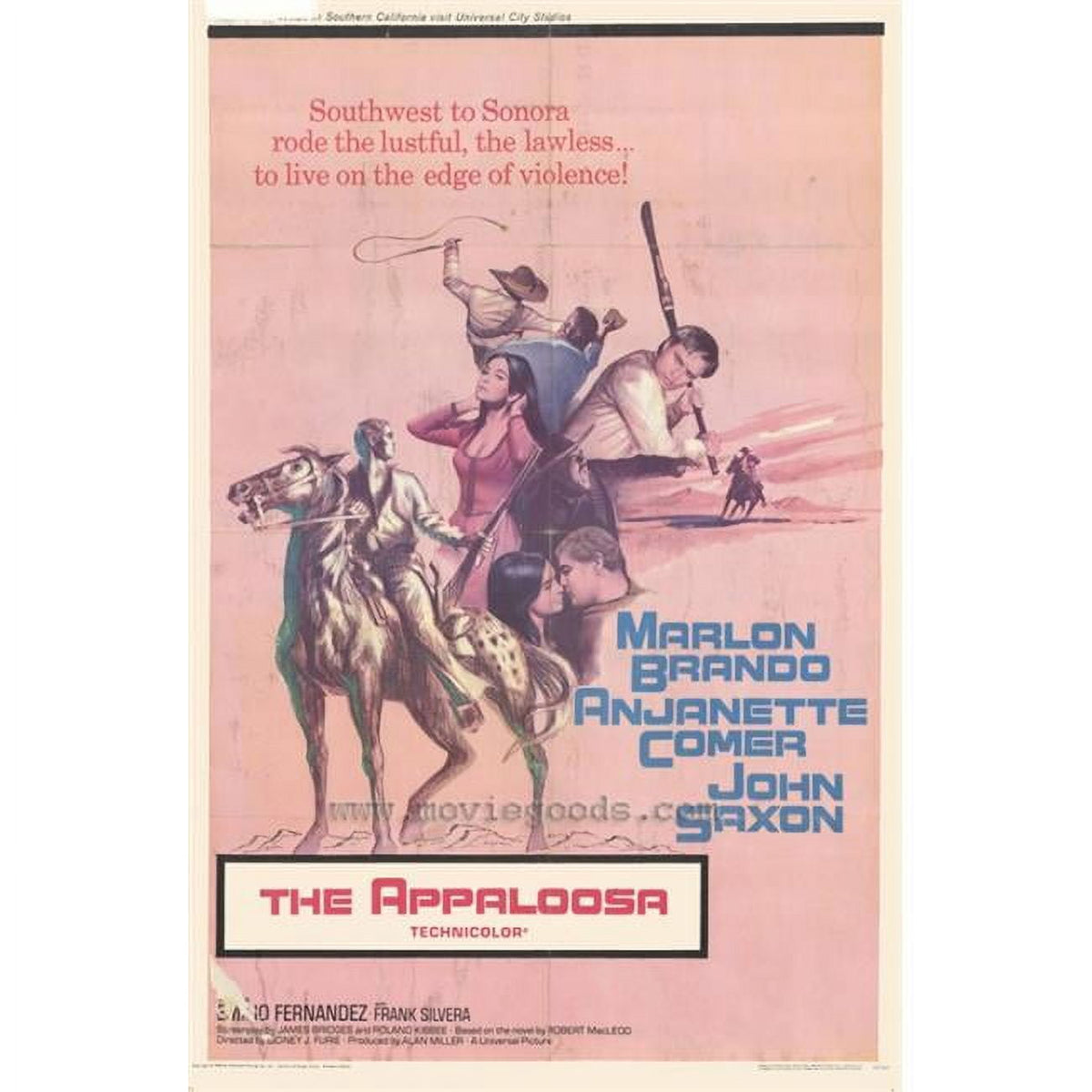 The Appaloosa Movie Poster Print showcasing Western adventure.