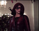 Willa Holland as Speedy on set of Arrow photo print