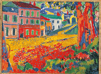 La Machine At Bougival Poster Print showcasing vibrant colors and details.
