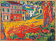 La Machine At Bougival Poster Print showcasing vibrant colors and details.