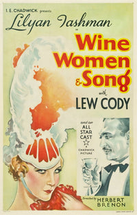 Wine, Women and Song Movie Masterprint Poster featuring Lilyan Tashman and Lew Cody.