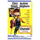 Charade Movie Poster Print in 27x40 size featuring Audrey Hepburn and Cary Grant.