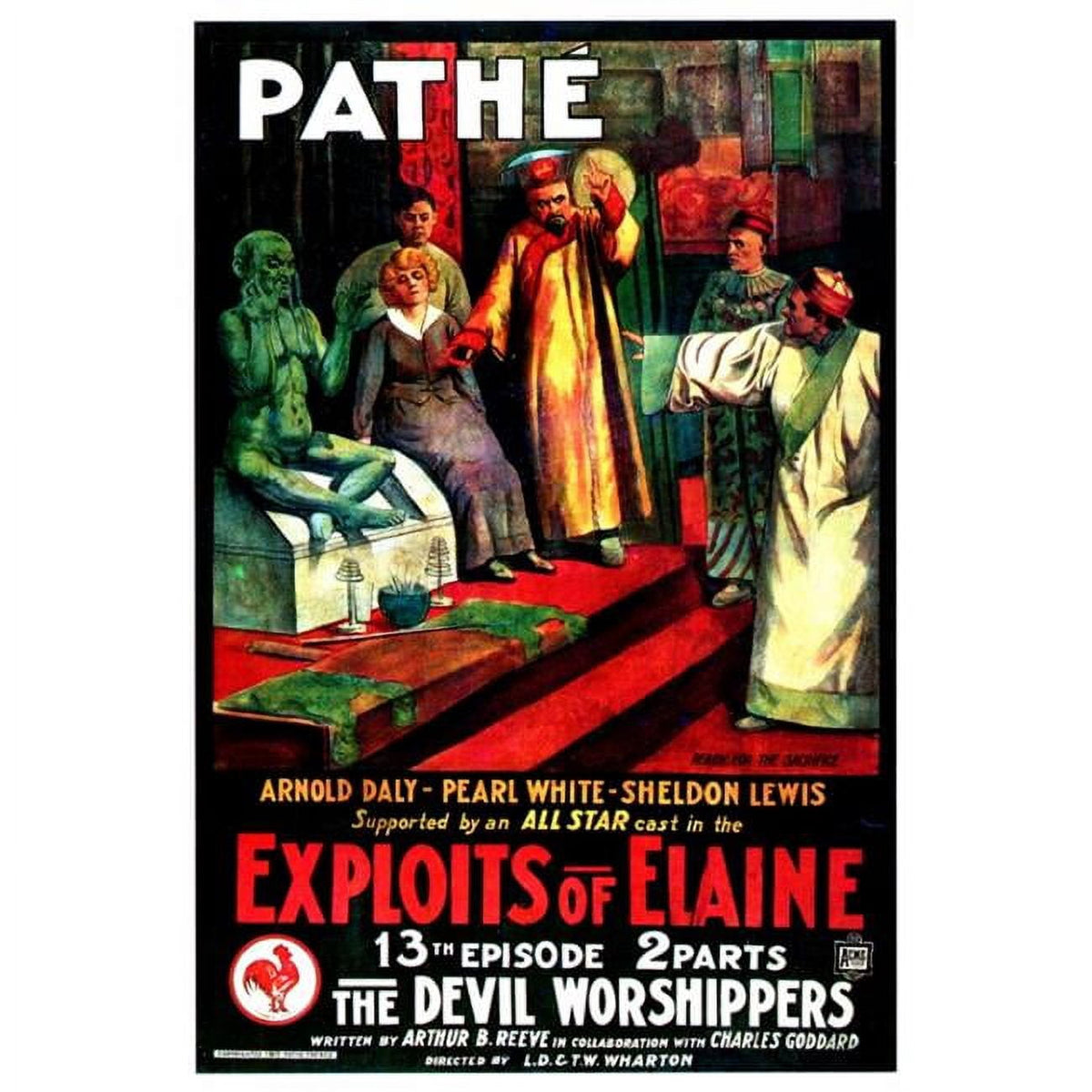 Exploits of Elaine Movie Poster Print 27x40 - Classic Cinema Art