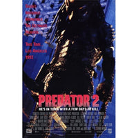 Predator 2 movie poster print, 27x40 inches, high-quality design.
