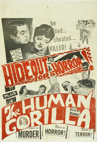 The Human Gorilla Movie Poster - 11x17 Size