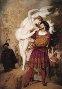 Faust and Lilith Art Print by Richard Westall - 1831 Poster