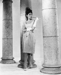 Breakfast at Tiffany's movie photo print featuring iconic scene.