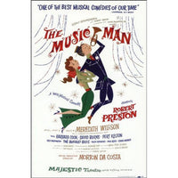 The Music Man Movie Poster 11x17 print showcasing vibrant Broadway design.