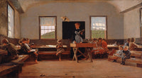 The Country School poster print by Winslow Homer showcasing children in a rural educational setting.