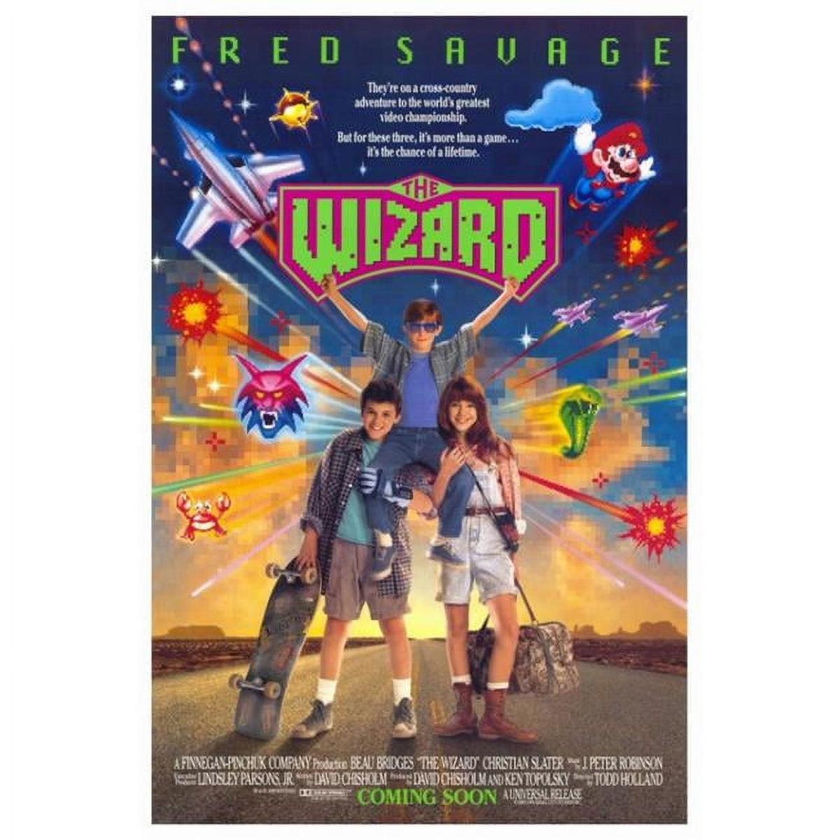 The Wizard Movie Poster Print 27x40 featuring fantasy art.