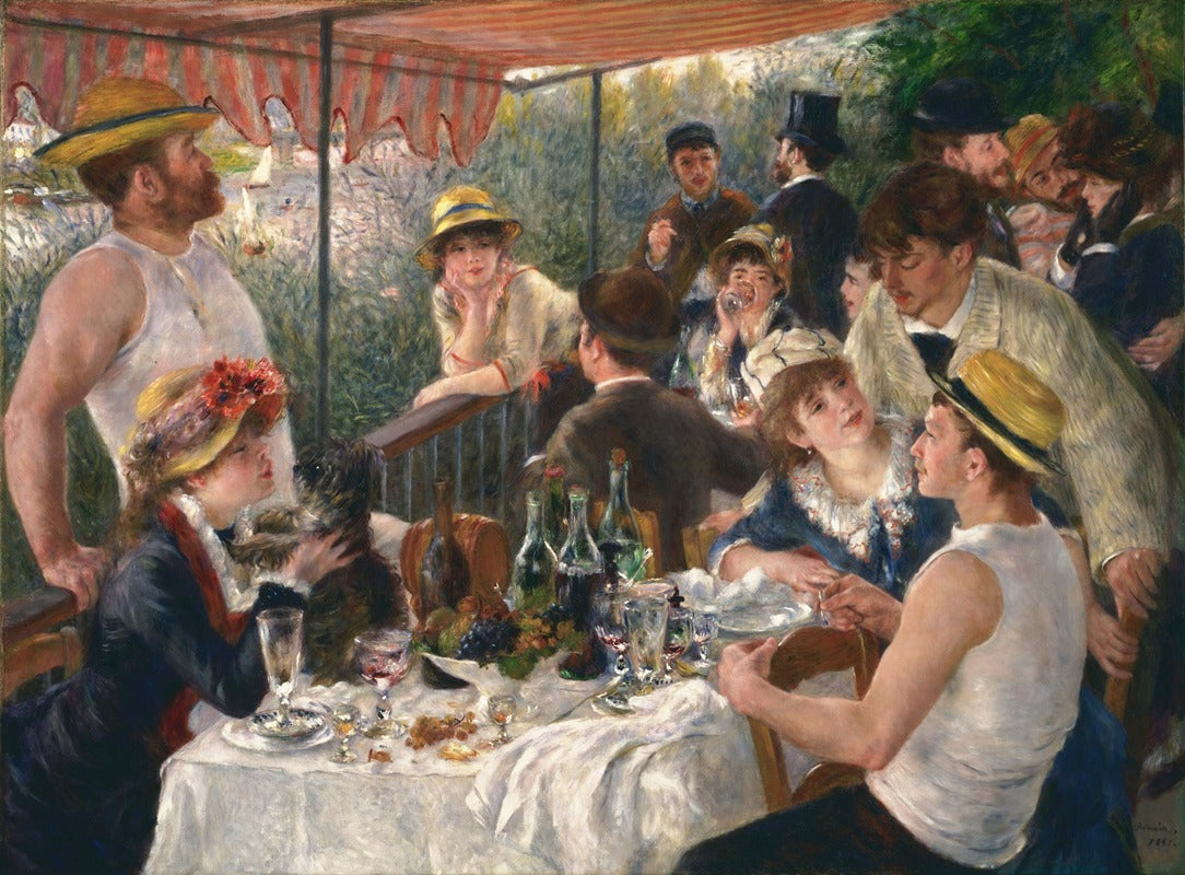 Luncheon of the Boating Party Art Print by Pierre-Auguste Renoir