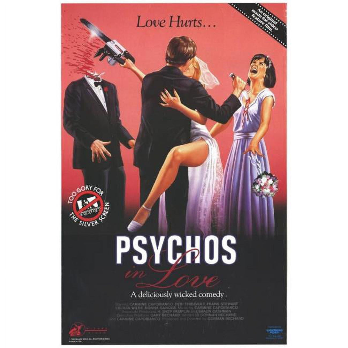Psychos in Love Movie Poster - 11x17 Print