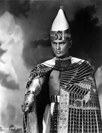 Yul Brynner in Egyptian costume photo print, vintage film decor