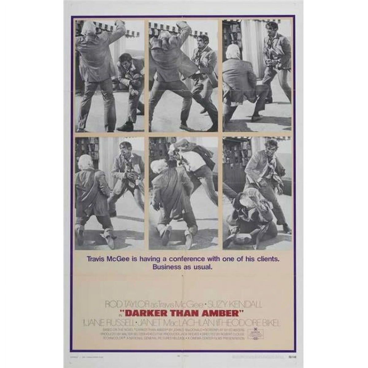Darker than Amber Movie Poster Print 27x40