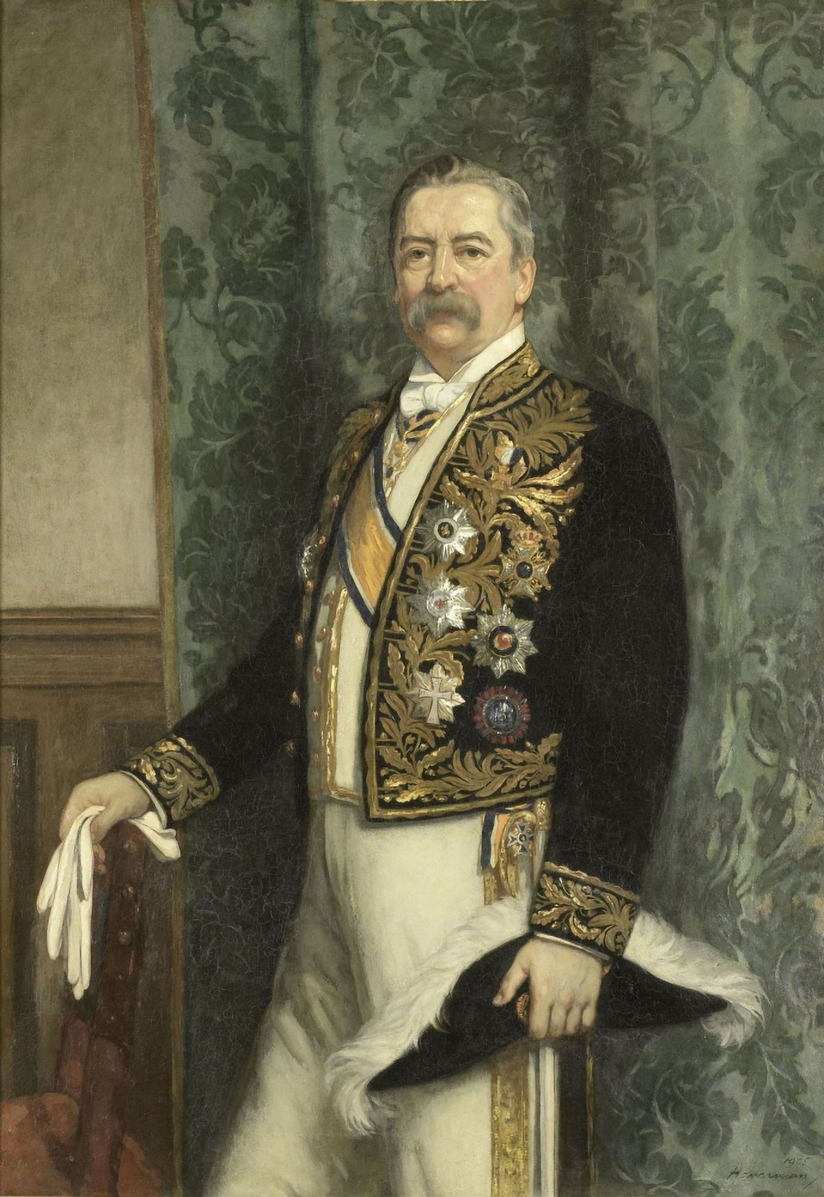 Willem Rooseboom painting by Hendrik Johannes Haverman - Oil on Canvas